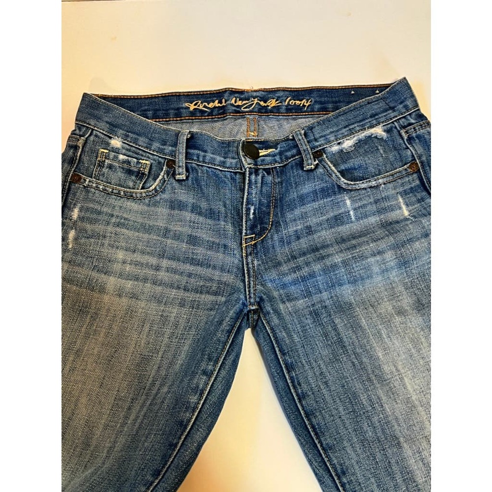 Ruehl New York No. 925 Light Distressed Jeans Size 24
